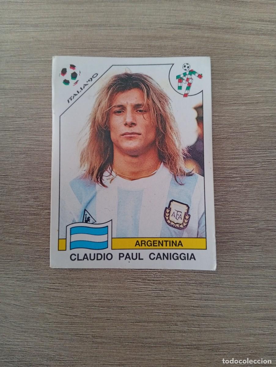 Football Stickers: CLAUDIO PAUL CANIGGIA 129 ARGENTINA PANINI ITALIA 1990 90 SIN PEGAR NUNCA PEGADO