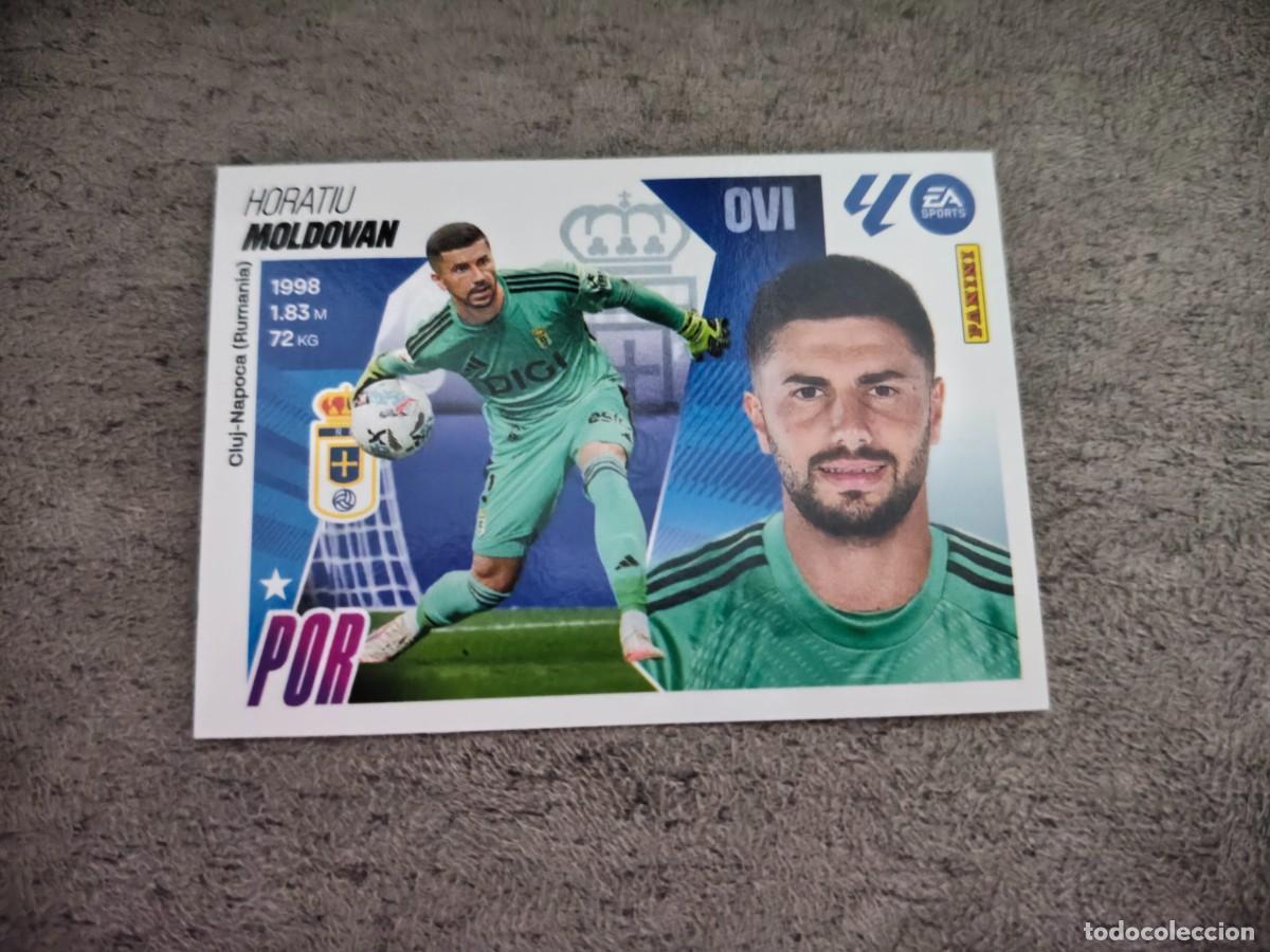Cartes &agrave; collectionner de Football: Cromo 4 HORATIU MOLDOVAN REAL OVIEDO. Colecci&oacute;n LALIGA F&uacute;tbol 2025-2026 PANINI Nuevo