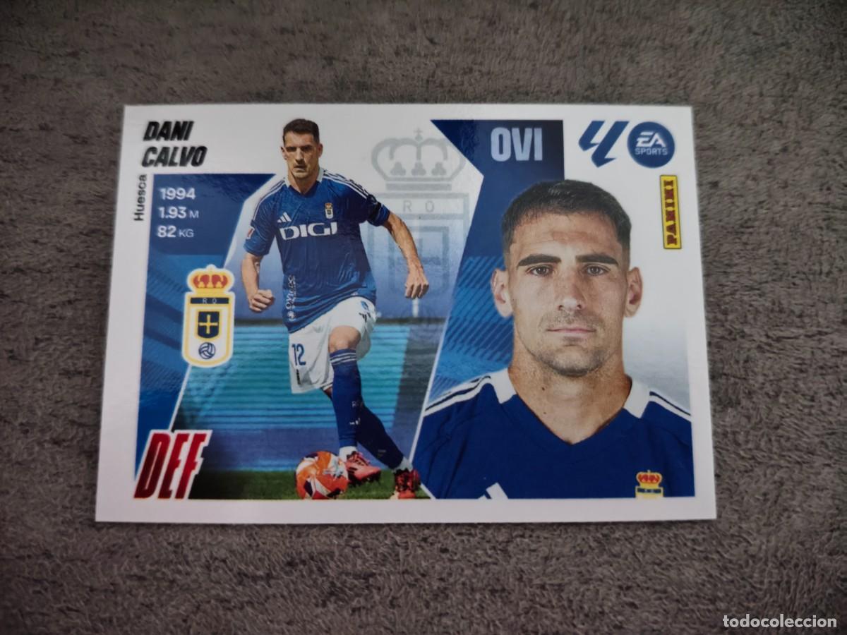 Cromos de f&uacute;tbol: Cromo 6 DANI CALVO REAL OVIEDO. Colecci&oacute;n LALIGA F&uacute;tbol 2025-2026 PANINI Nuevo