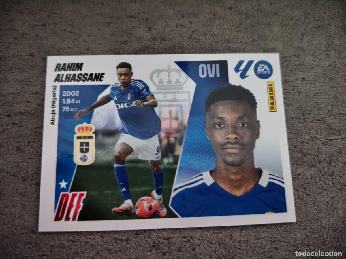 Cartes &agrave; collectionner de Football: Cromo 9 RAHIM ALHASSANE REAL OVIEDO. Colecci&oacute;n LALIGA F&uacute;tbol 2025-2026 PANINI Nuevo