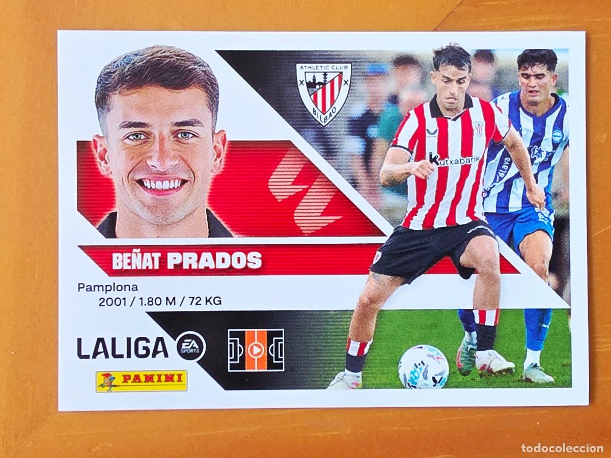 Cromos de f&uacute;tbol: 13 BIS Be&ntilde;at Prados, Coloca, Athletic Club de Bilbao, Panini Ediciones Liga Este 2026 2027 sin pegar