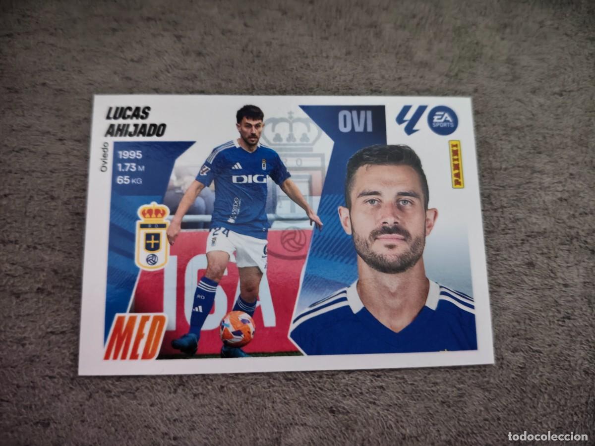 Cromos de f&uacute;tbol: Cromo 16B LUCAS AHIJADO REAL OVIEDO. Colecci&oacute;n LALIGA F&uacute;tbol 2025-2026 PANINI Nuevo