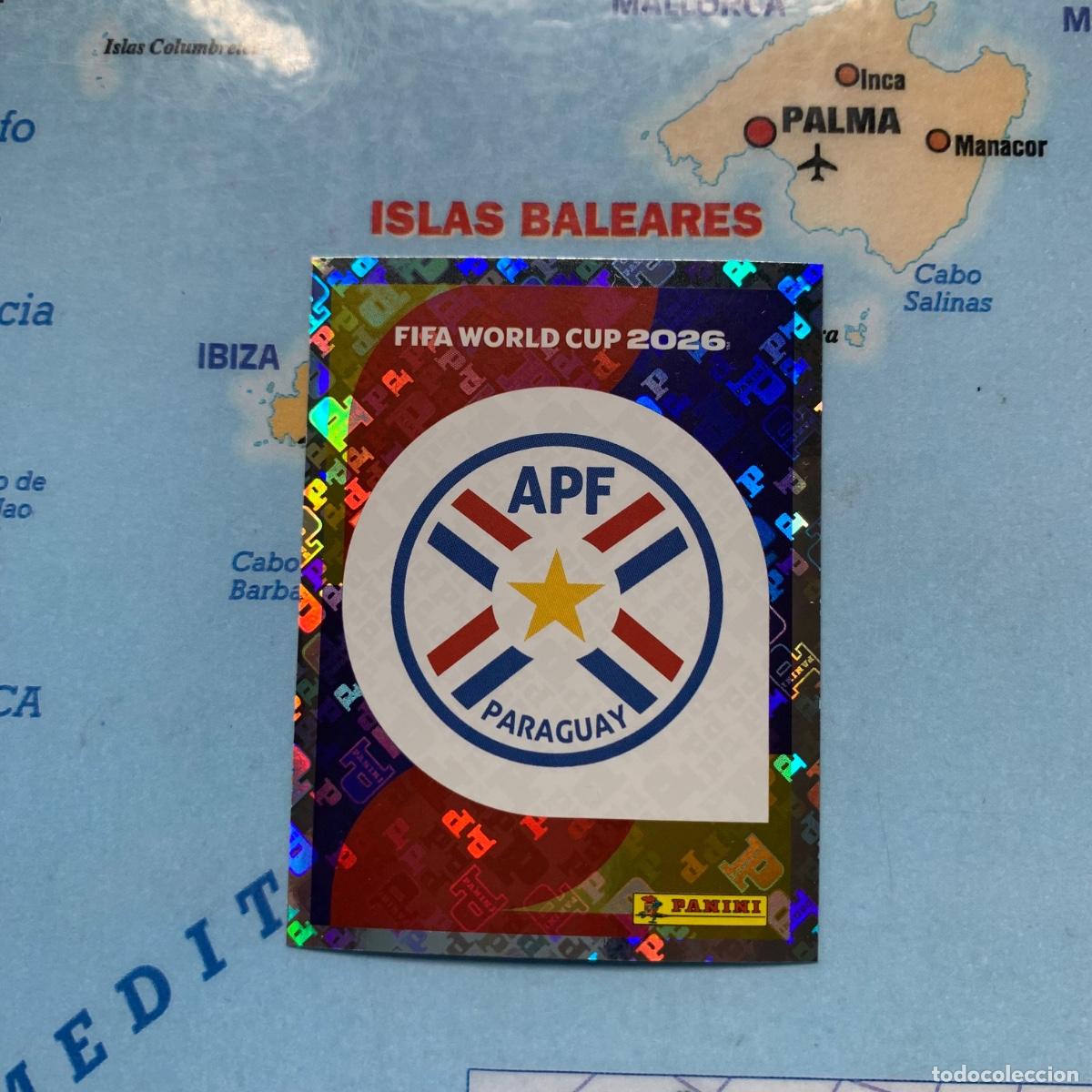 Cromos de f&uacute;tbol: Paraguay n&uacute;mero 1 cromo panini Mundial Fifa World Cup 2026