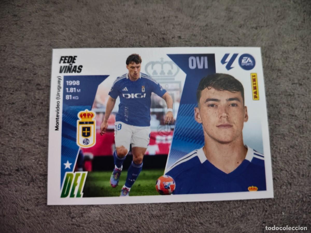 Cromos de f&uacute;tbol: Cromo 18B FEDE VI&Ntilde;AS REAL OVIEDO. Colecci&oacute;n LALIGA F&uacute;tbol 2025-2026 PANINI Nuevo