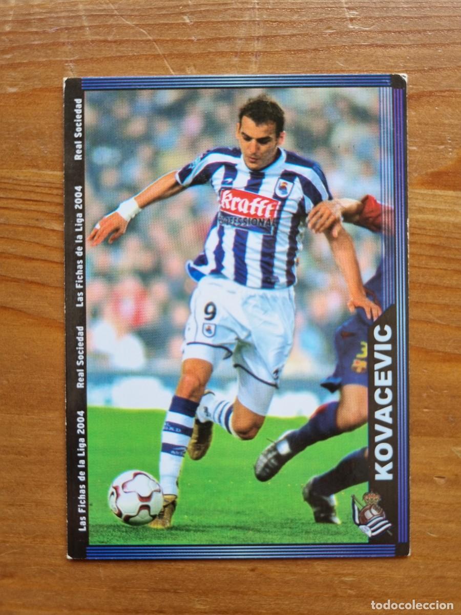 Fu&szlig;ball-Sticker: 44 KOVACEVIC (Real Sociedad). Las Fichas de la Liga 2003 2004 03 04 (Mundicromo)