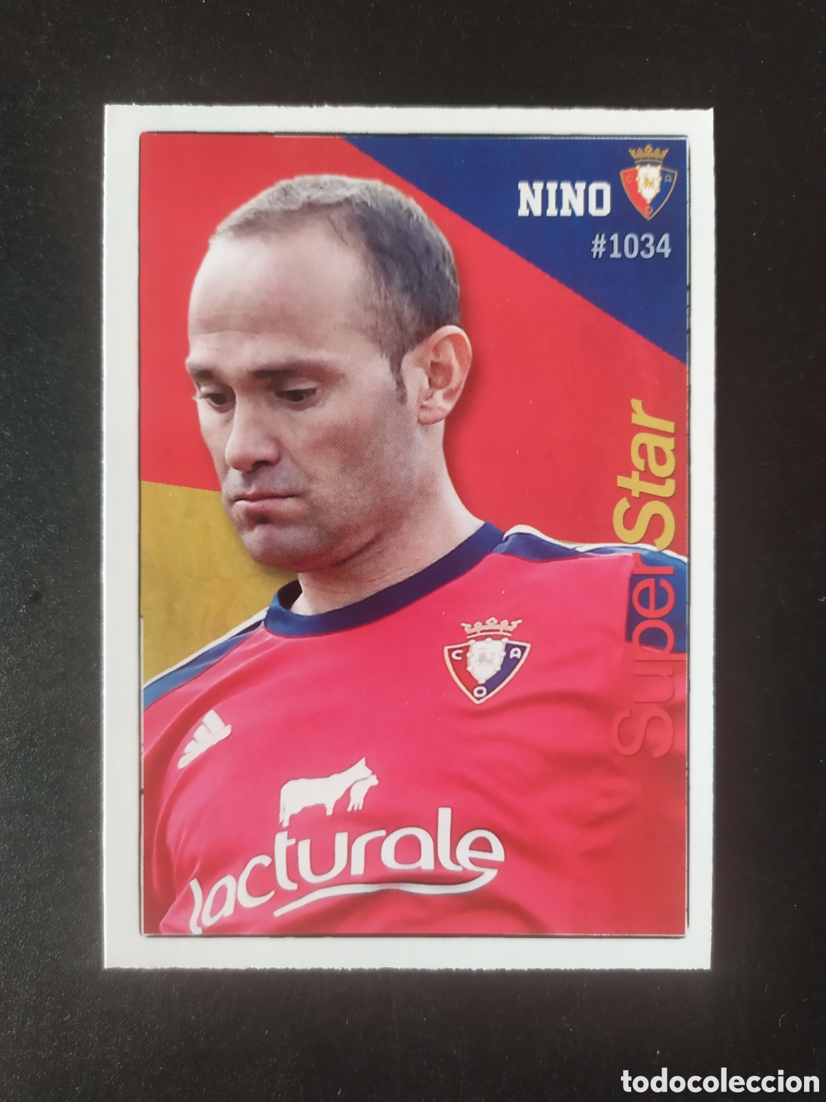 Figurine di Calcio: Mundicromo fichas Liga 2015 2016 15 16 Nino superstar n&deg; 1034 Osasuna
