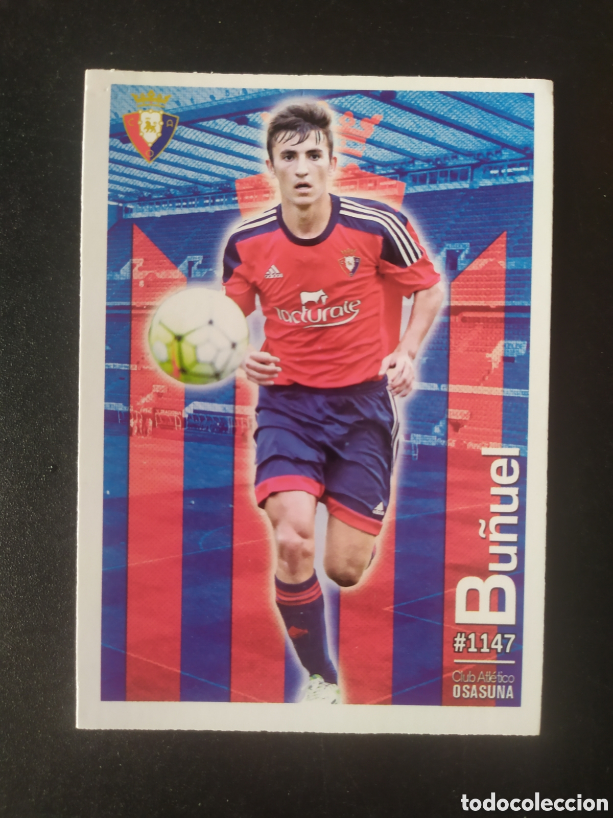 Football Stickers: Mundicromo fichas Liga 2015 2016 15 16 Bu&ntilde;uel n&deg; 1147 Osasuna