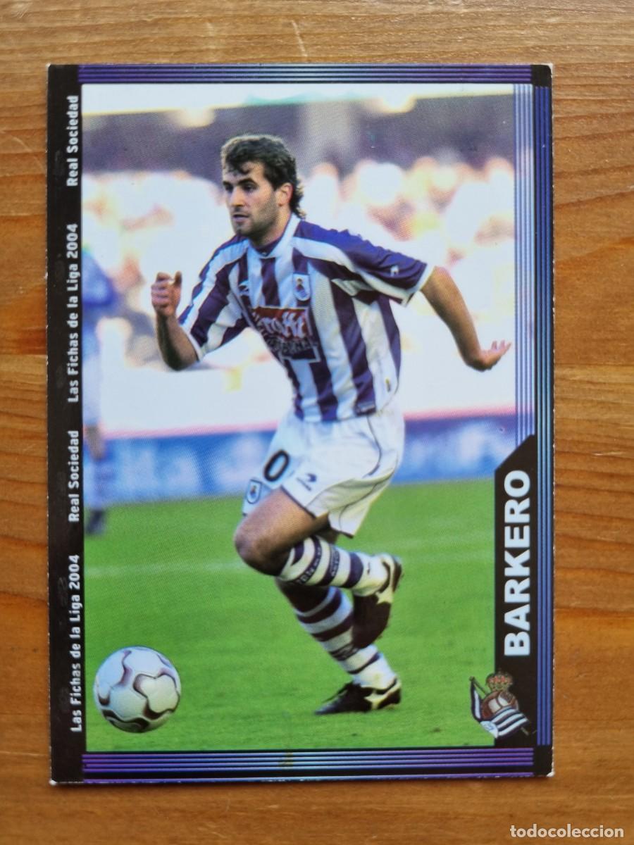 Fu&szlig;ball-Sticker: 48 BARKERO (Real Sociedad). Las Fichas de la Liga 2003 2004 03 04 (Mundicromo)
