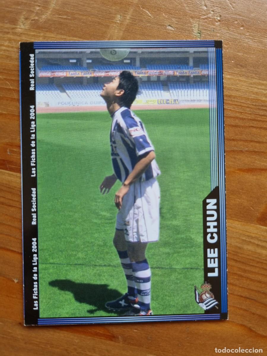 Cromos de Futebol: 50 LEE CHUN SOO (Real Sociedad). Las Fichas de la Liga 2003 2004 03 04 (Mundicromo)