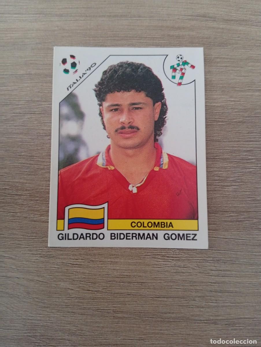 Cromos de Futebol: GILDARDO BIDERMAN GOMEZ 290 COLOMBIA PANINI ITALIA 1990 90 SIN PEGAR NUNCA PEGADO
