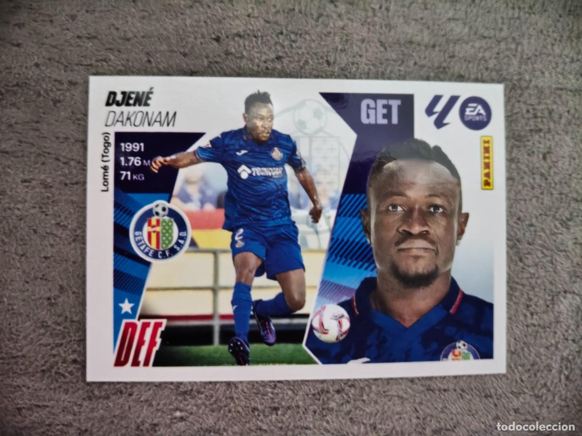 Cromos de f&uacute;tbol: Cromo 8 DJEN&Eacute; DAKONAM GETAFE CF. Colecci&oacute;n LALIGA F&uacute;tbol 2025-2026 PANINI Nuevo
