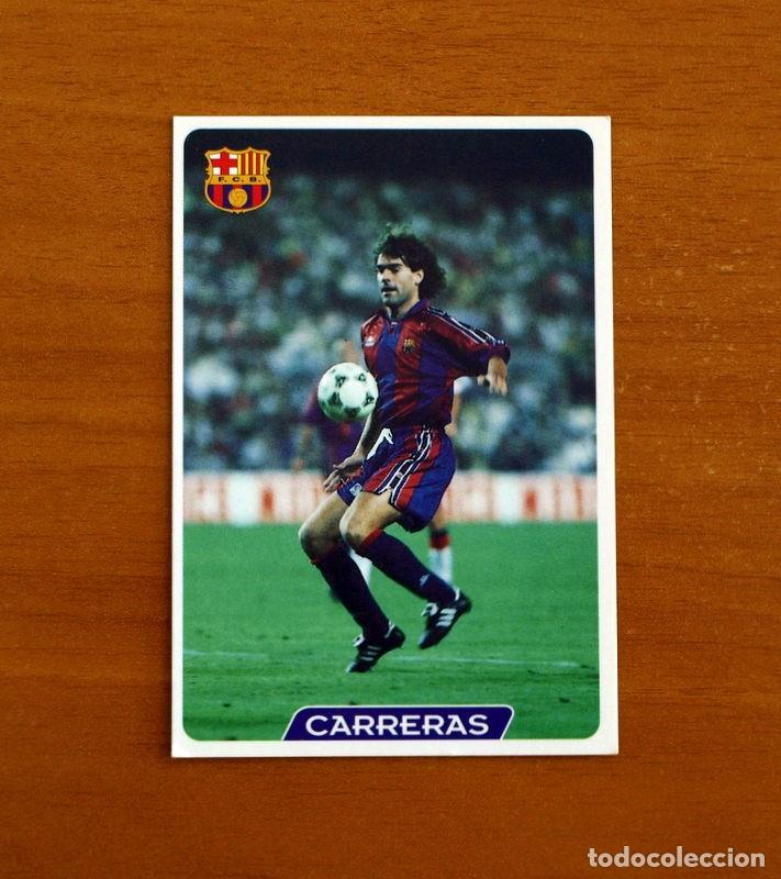 Cromos de f&uacute;tbol: Barcelona -N&ordm; 62 Carreras -UH-&Uacute;ltima Hora-Las Fichas la Liga 95-96-1995-1996-Mundicromo