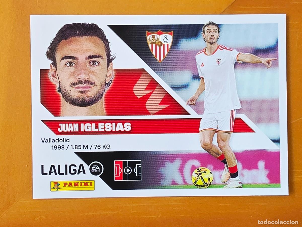 Cromos de f&uacute;tbol: 6 BIS Juan Iglesias, Coloca, Sevilla FC, Panini Ediciones Liga Este 2026 2027 sin pegar