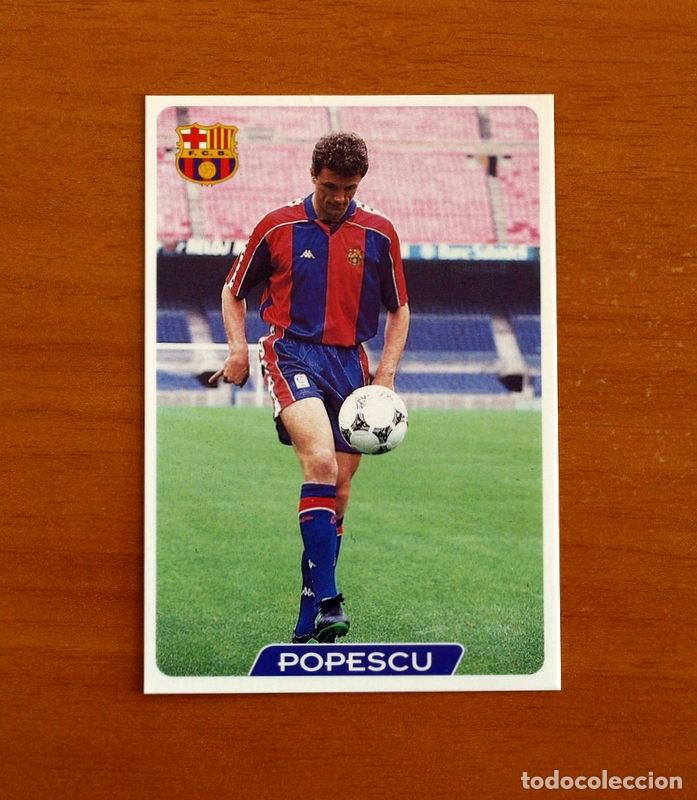 Cromos de f&uacute;tbol: Barcelona -N&ordm; 67 Popescu -UH-&Uacute;ltima Hora-Las Fichas la Liga 95-96-1995-1996-Mundicromo