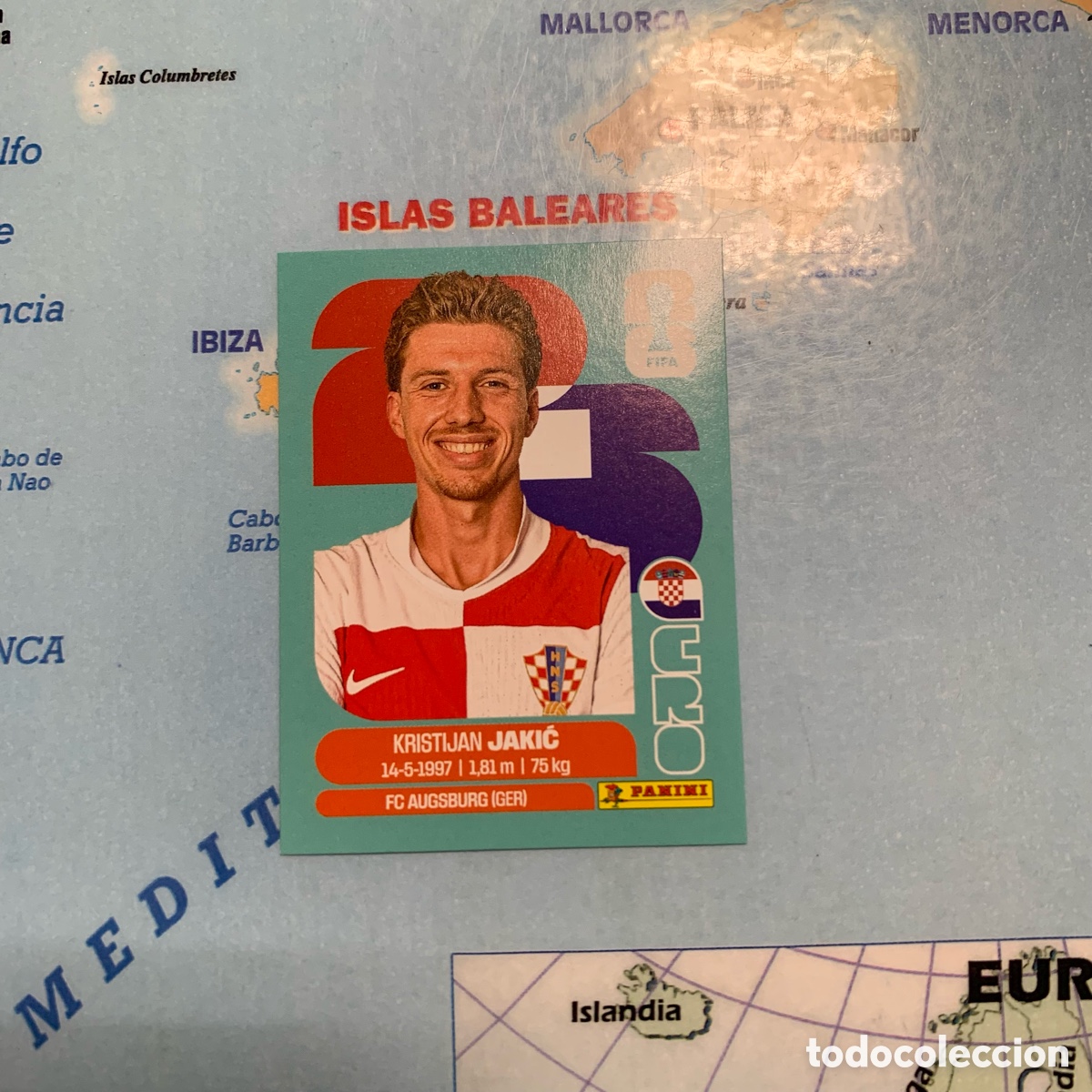Cromos de f&uacute;tbol: Croacia n&uacute;mero 8 cromo panini Mundial Fifa World Cup 2026