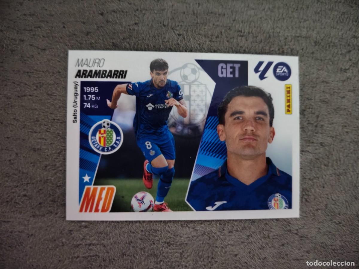 Cromos de f&uacute;tbol: Cromo 11 MAURO ARAMBARRI GETAFE CF. Colecci&oacute;n LALIGA F&uacute;tbol 2025-2026 PANINI Nuevo