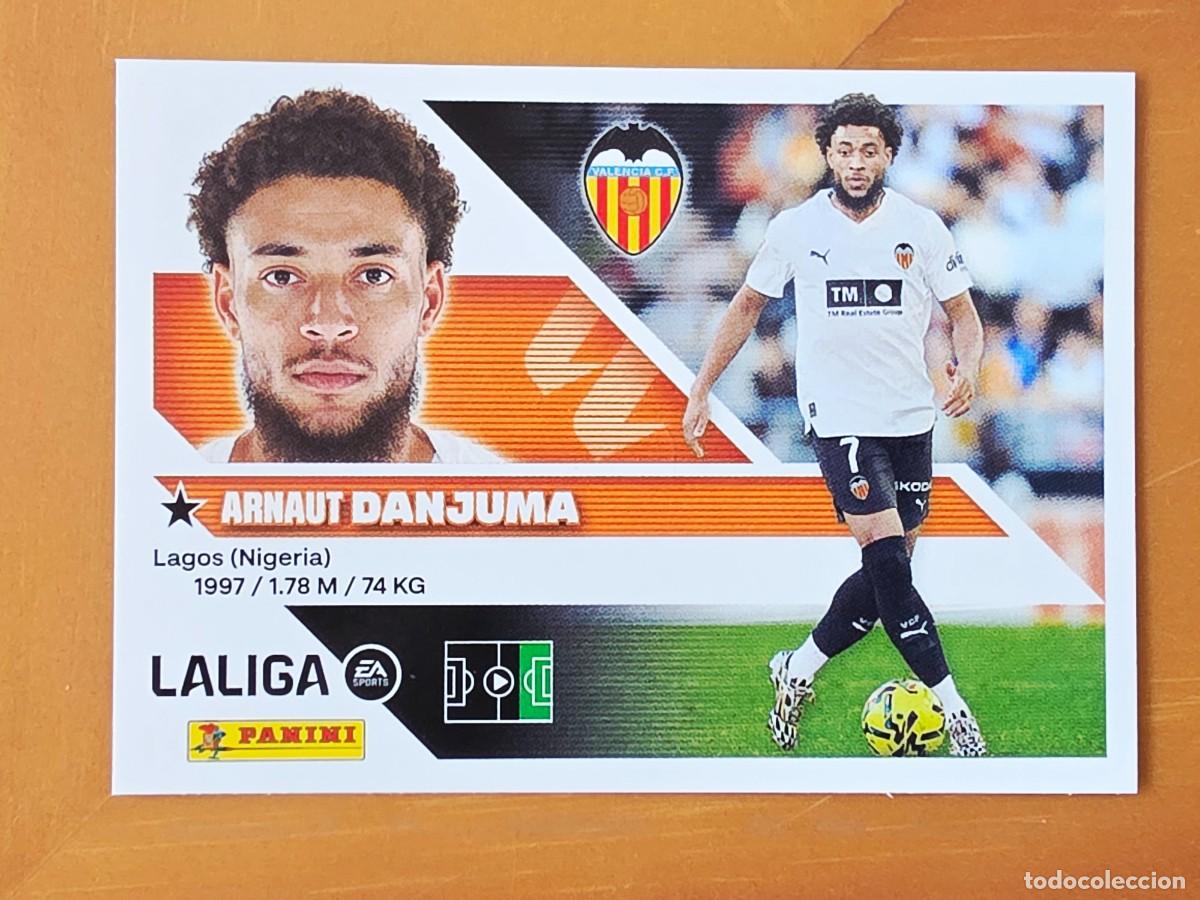 Cromos de f&uacute;tbol: 19 BIS Arnaut Danjuma, Coloca, Valencia CF, Panini Ediciones Liga Este 2026 2027 sin pegar