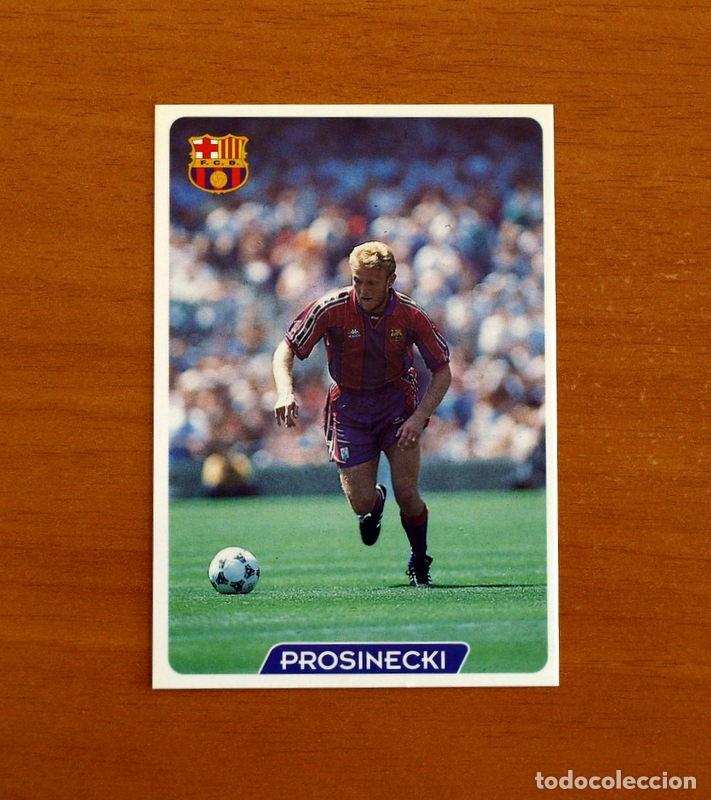 Football Stickers: Barcelona -N&ordm; 69 Prosinecki -UH-&Uacute;ltima Hora-Las Fichas la Liga 95-96-1995-1996-Mundicromo