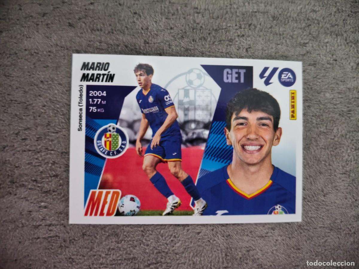 Football Stickers: Cromo 12 MARIO MART&Iacute;N GETAFE CF. Colecci&oacute;n LALIGA F&uacute;tbol 2025-2026 PANINI Nuevo