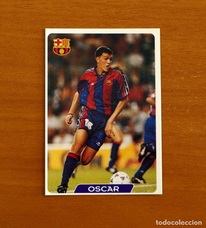 Cromos de f&uacute;tbol: Barcelona -N&ordm; 70 &Oacute;scar -UH-&Uacute;ltima Hora-Las Fichas la Liga 95-96-1995-1996-Mundicromo
