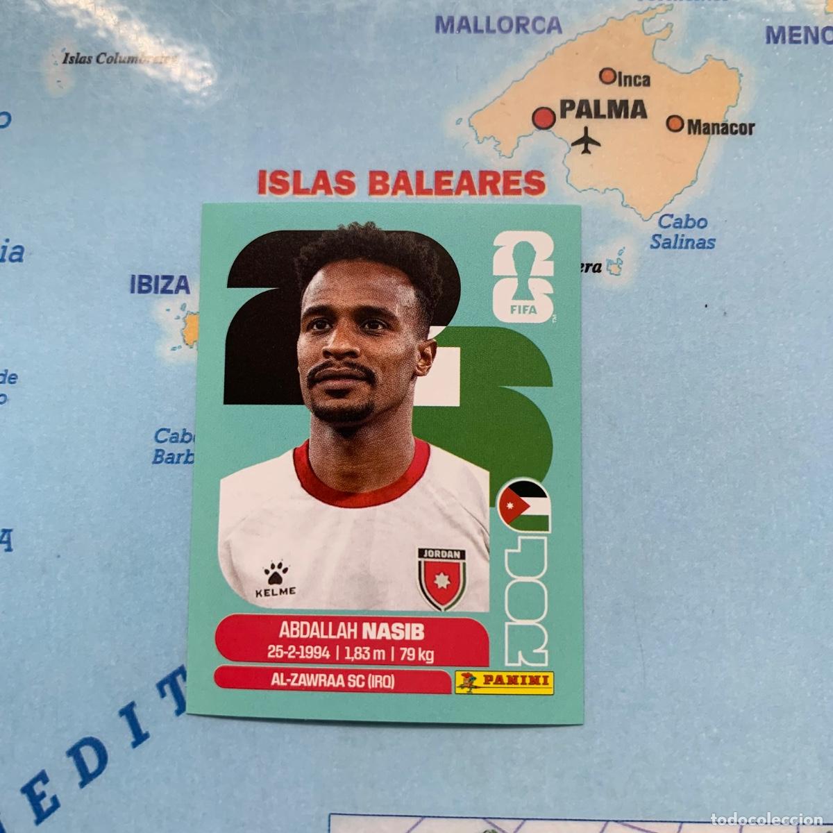 Cromos de f&uacute;tbol: Jordania n&uacute;mero 6 cromo panini Mundial Fifa World Cup 2026