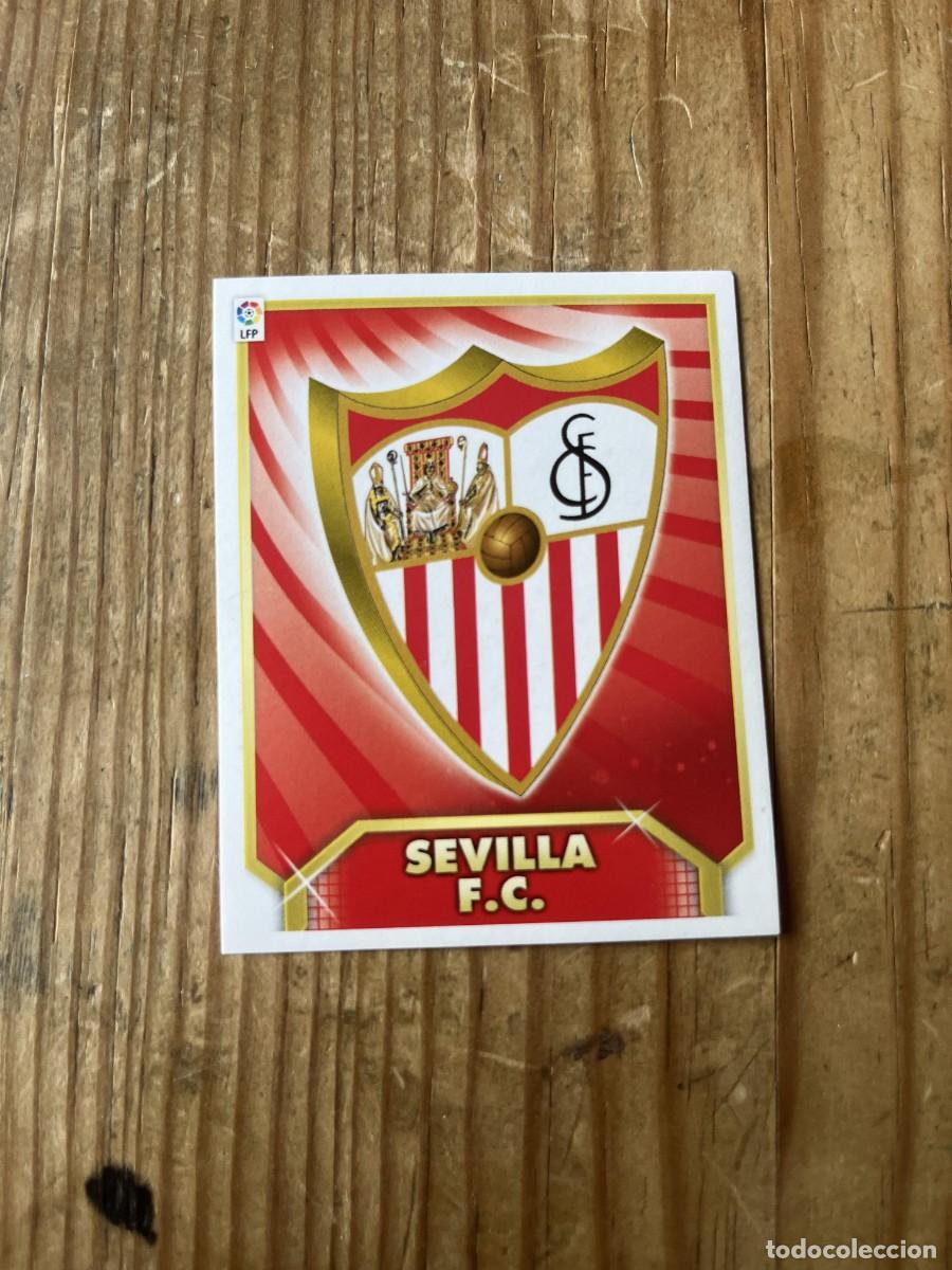 Cromos de f&uacute;tbol: CROMO SIN PEGAR NUNCA PEGADO ALBUM LIGA ESTE 11 12 2011 2012 SEVILLA ESCUDO