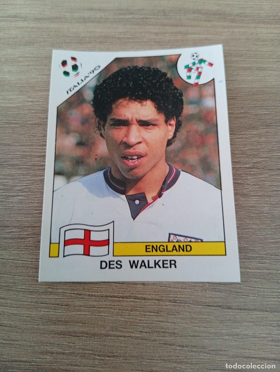 Fu&szlig;ball-Sticker: DES WALKER 388 INGLATERRA PANINI ITALIA 1990 90 SIN PEGAR NUNCA PEGADO