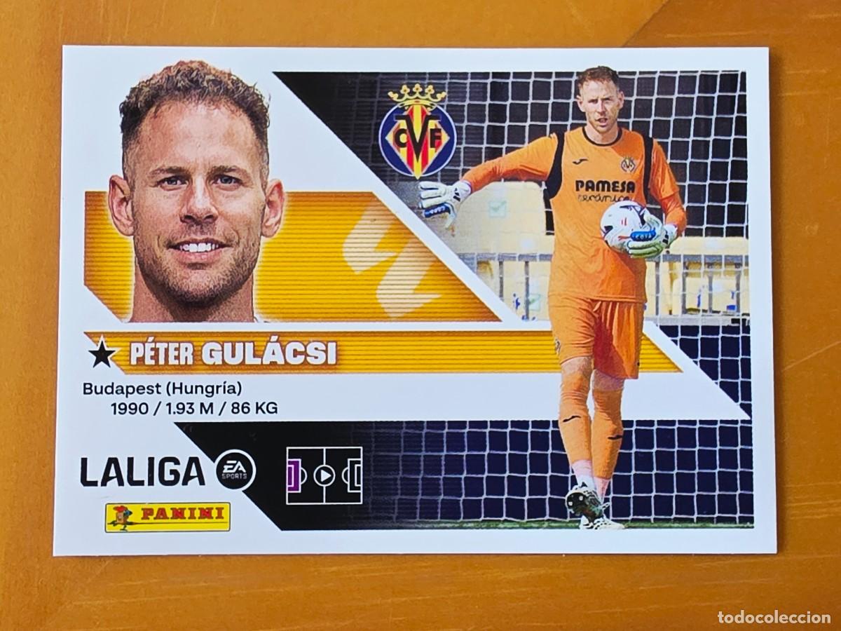 Cromos de f&uacute;tbol: 4 BIS P&eacute;ter Gul&aacute;csi, Coloca, Villarreal CF, Panini Ediciones Liga Este 2026 2027 sin pegar