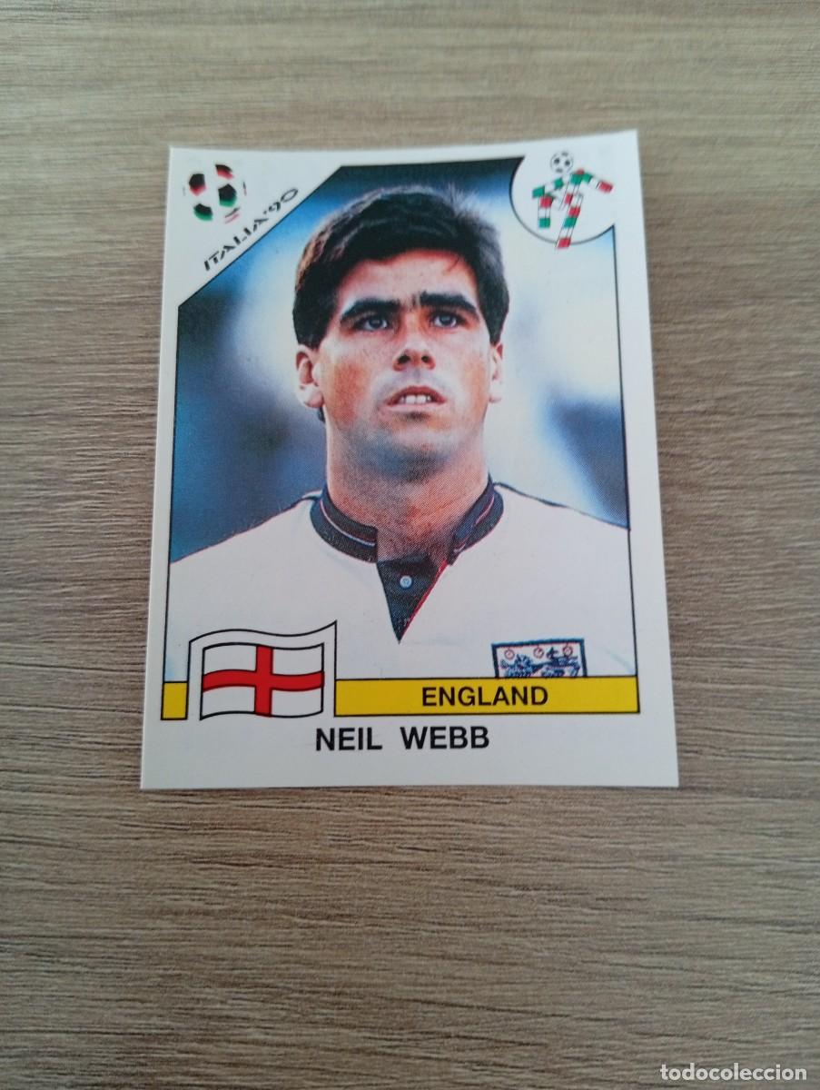 Cromos de f&uacute;tbol: NEIL WEBB 391 INGLATERRA PANINI ITALIA 1990 90 SIN PEGAR NUNCA PEGADO