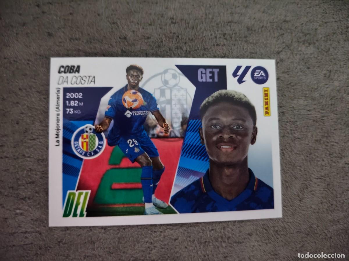 Cromos de f&uacute;tbol: Cromo 16 COBA DA COSTA GETAFE CF. Colecci&oacute;n LALIGA F&uacute;tbol 2025-2026 PANINI Nuevo
