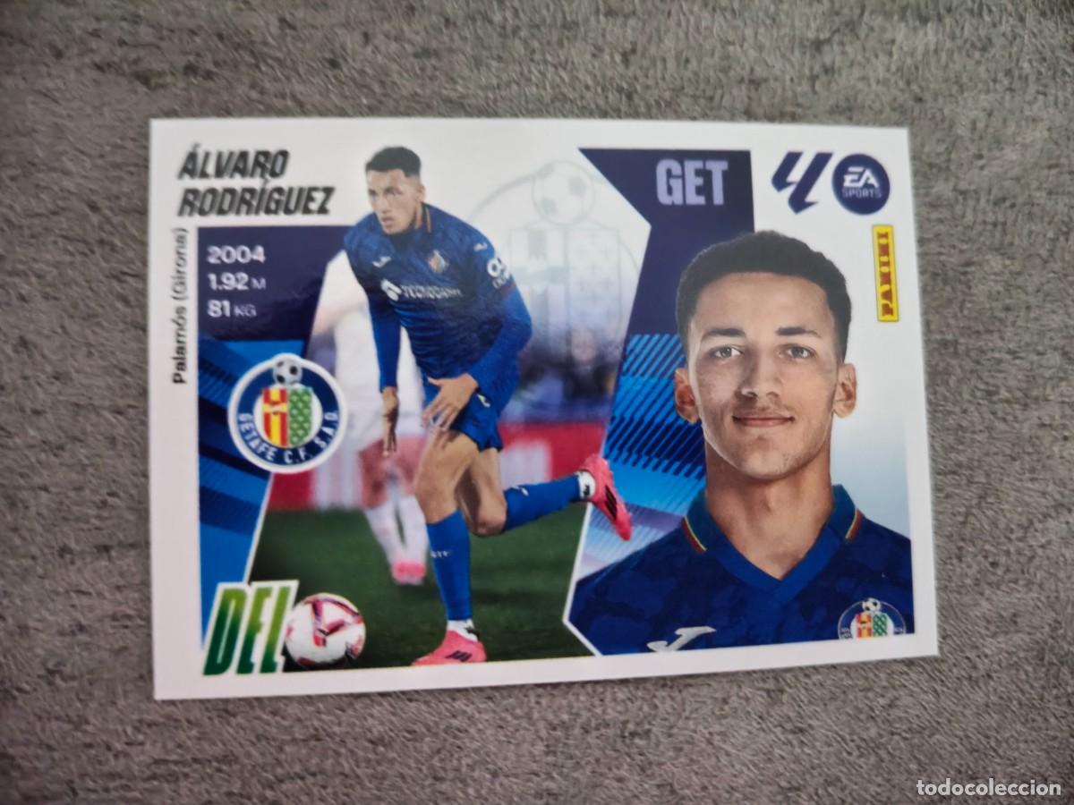 Cromos de f&uacute;tbol: Cromo 20 &Aacute;LVARO RODR&Iacute;GUEZ GETAFE CF. Colecci&oacute;n LALIGA F&uacute;tbol 2025-2026 PANINI Nuevo