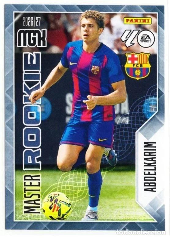 Cromos de f&uacute;tbol: Abdelkarim #406 Master Rookie FC Barcelona Panini Megacracks 2026/27