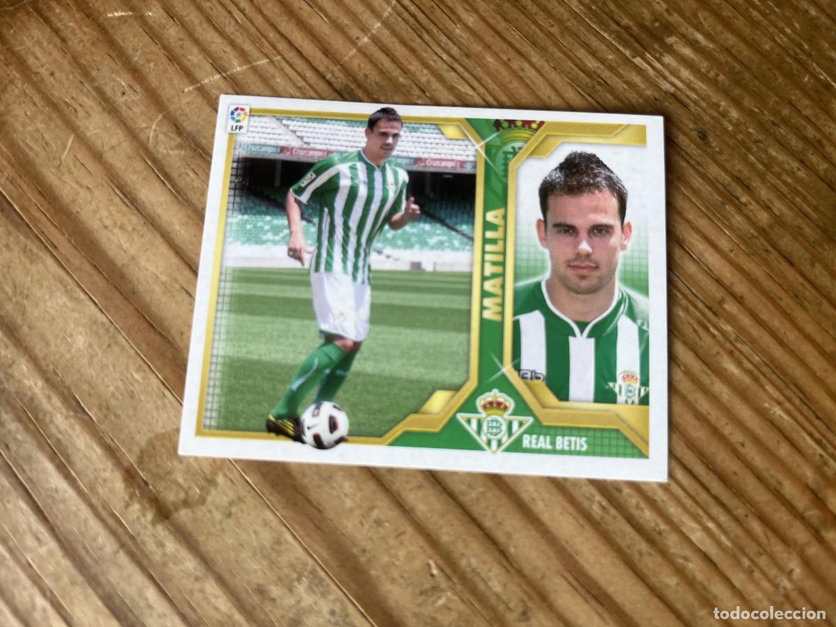 Cromos de f&uacute;tbol: CROMO SIN PEGAR NUNCA PEGADO LIGA ESTE 11 12 2011 2012 ULTIMOS FICHAJES BETIS # 3 MATILLA