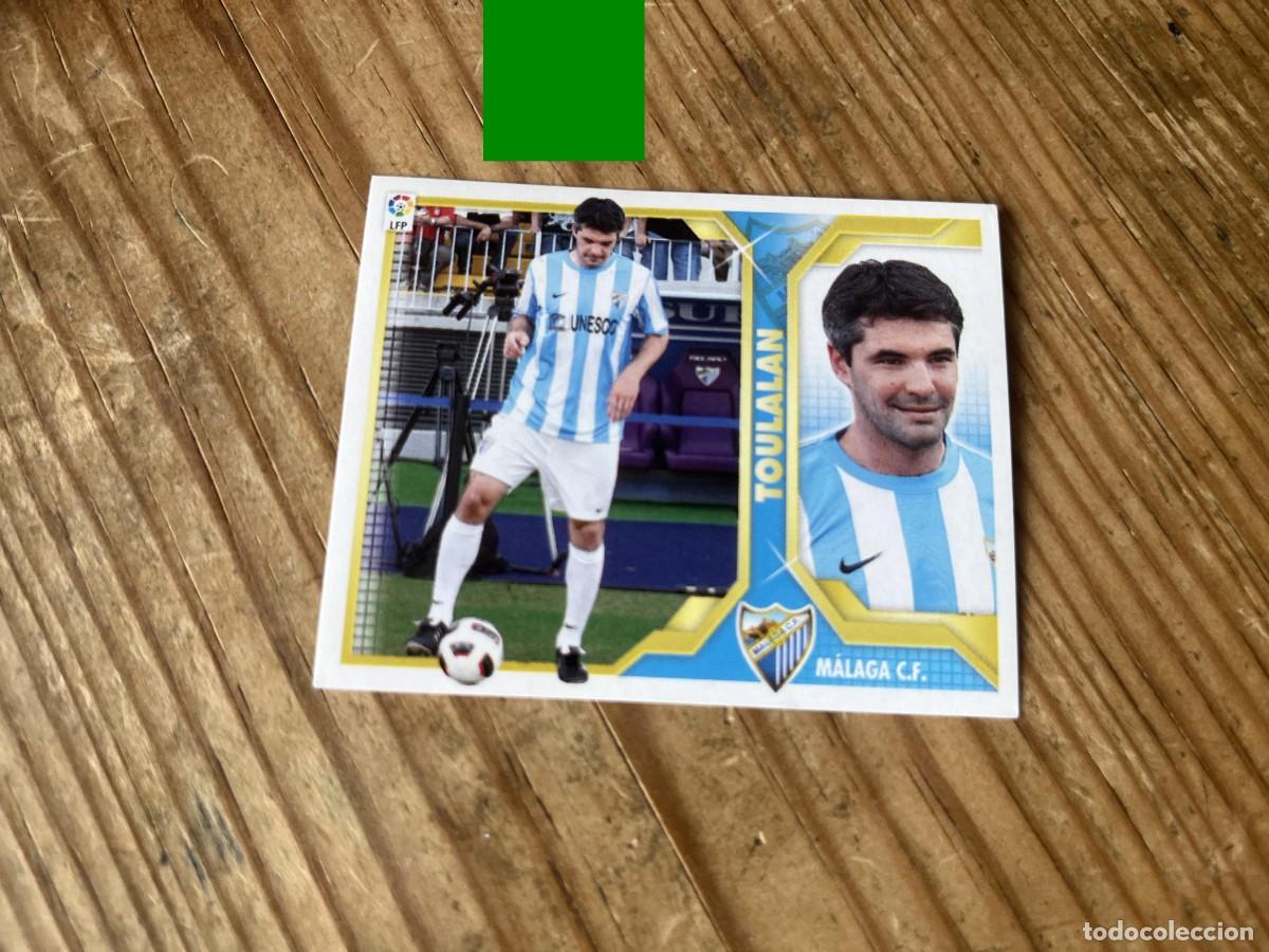Cromos de f&uacute;tbol: CROMO SIN PEGAR NUNCA PEGADO LIGA ESTE 11 12 2011 2012 ULTIMOS FICHAJES MALAGA # 4 TOULALAN