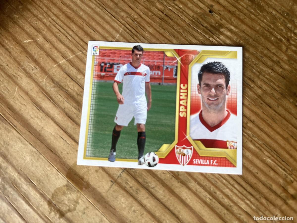 Cromos de f&uacute;tbol: CROMO SIN PEGAR NUNCA PEGADO LIGA ESTE 11 12 2011 2012 ULTIMOS FICHAJES SEVILLA # 6 SPAHIC