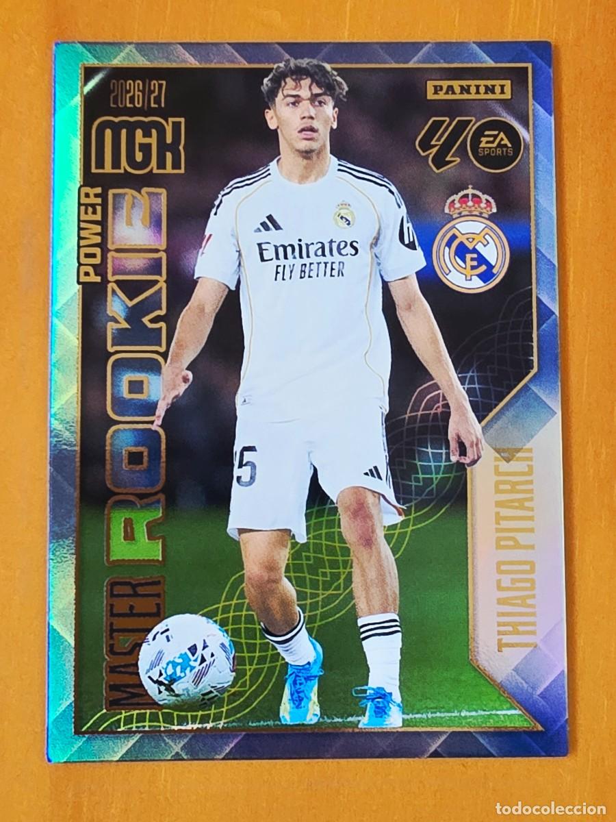 Fu&szlig;ball-Sticker: 419P Thiago Pitarch, Real Madrid, Master Rookie Power, Panini Megacracks MGK 2026 2027 26 27