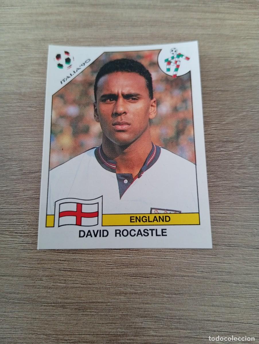 Fu&szlig;ball-Sticker: DAVID ROCASTLE 396 INGLATERRA PANINI ITALIA 1990 90 SIN PEGAR NUNCA PEGADO