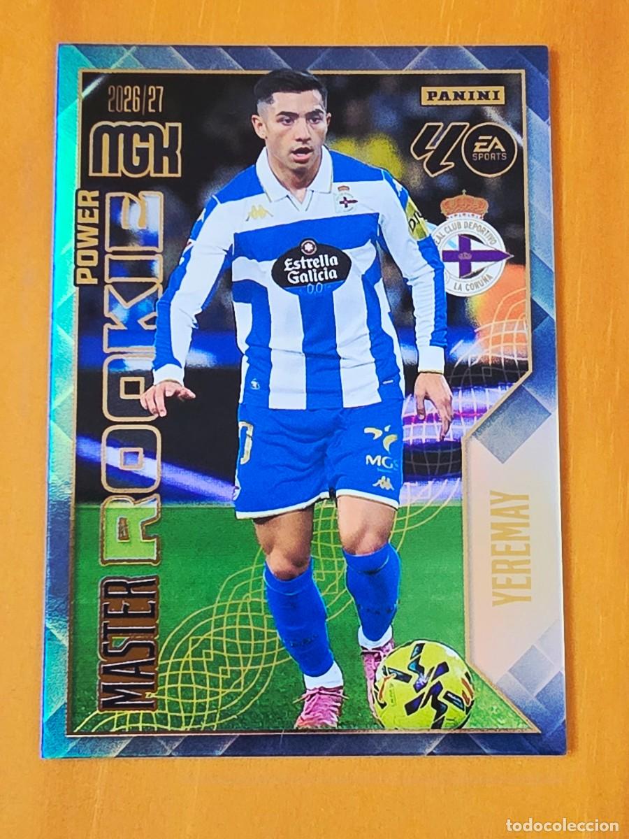 Cromos de Futebol: 423P Yeremay, Deportivo de A Coru&ntilde;a, Master Rookie Power, Panini Megacracks MGK 2026 2027 26 27