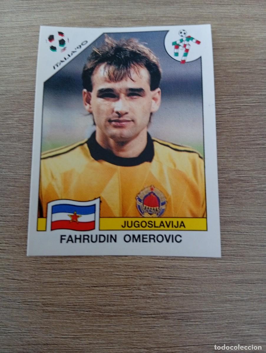 Fu&szlig;ball-Sticker: FAHRUDIN OMEROVIC 269 JUGOSLAVIA PANINI ITALIA 1990 90 SIN PEGAR NUNCA PEGADO