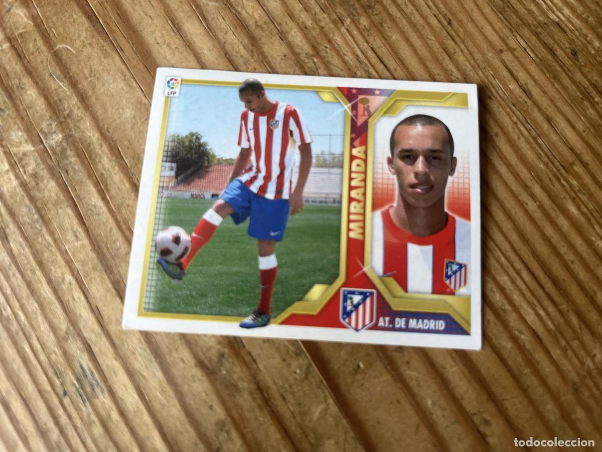 Cromos de f&uacute;tbol: CROMO SIN PEGAR NUNCA PEGADO LIGA ESTE 11 12 2011 2012 ULTIMOS FICHAJES ATLETICO MADRID # 14 MIRANDA