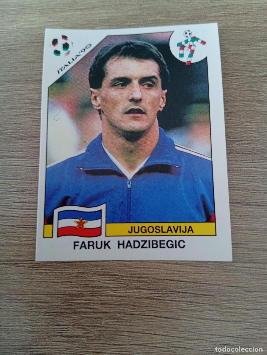 Cromos de f&uacute;tbol: FARUK HADZIBEGIC 274 JUGOSLAVIA PANINI ITALIA 1990 90 SIN PEGAR NUNCA PEGADO
