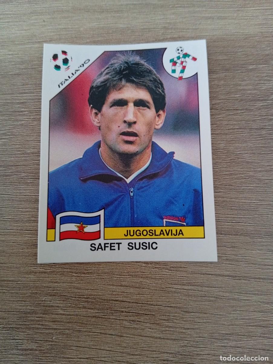Cromos de f&uacute;tbol: SAFET SUSIC 280 JUGOSLAVIA PANINI ITALIA 1990 90 SIN PEGAR NUNCA PEGADO
