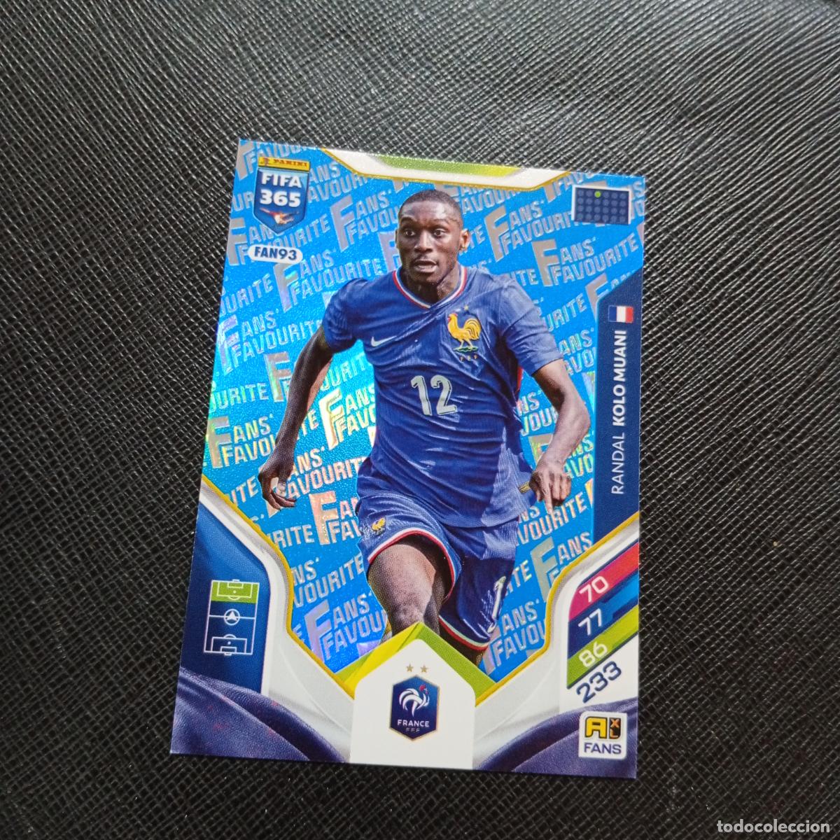 Cromos de f&uacute;tbol: FAN93 KOLO MUANI FRANCIA ADRENALYN 2025 2026 FIFA 365 CROMO FUTBOL 25 26 - A215 PG58 AZUL