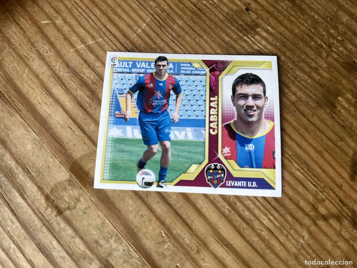 Cromos de f&uacute;tbol: CROMO SIN PEGAR NUNCA PEGADO LIGA ESTE 11 12 2011 2012 ULTIMOS FICHAJES LEVANTE # 38 CABRAL