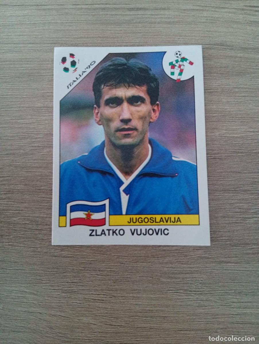 Cromos de f&uacute;tbol: ZLATKO VUJOVIC 282 JUGOSLAVIA PANINI ITALIA 1990 90 SIN PEGAR NUNCA PEGADO