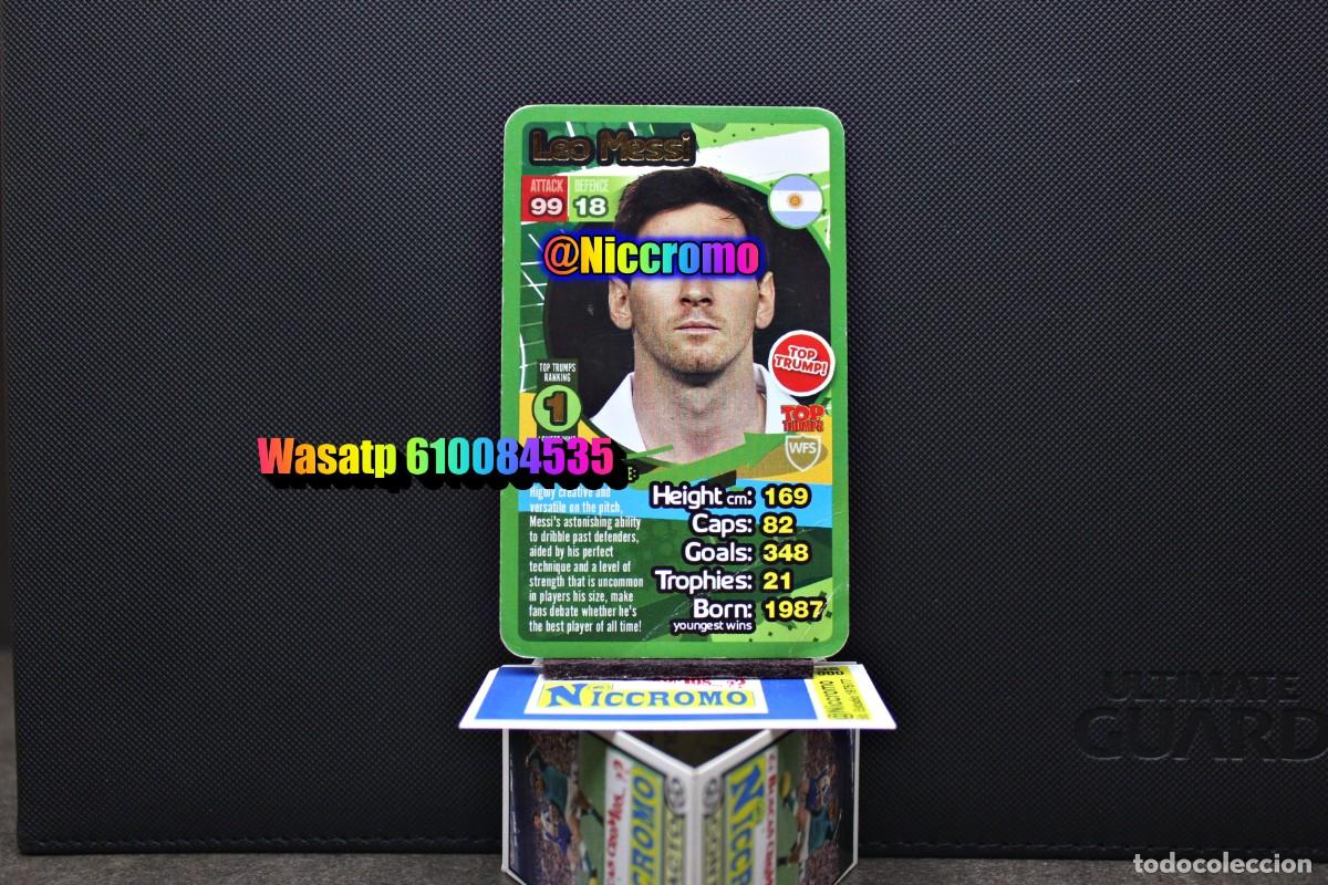 Cromos de f&uacute;tbol: messi argentina barcelona tarjeta carta top trumps 13 14 ver fotos liga futbol + en niccromo