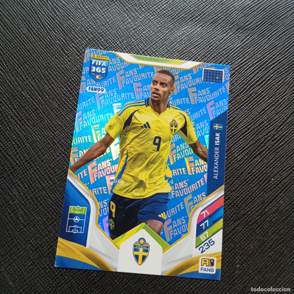 Cromos de Futebol: FAN99 ISAK SUECIA ADRENALYN 2025 2026 FIFA 365 CROMO FUTBOL 25 26 - A215 PG58 AZUL