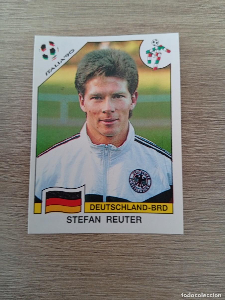 Cromos de f&uacute;tbol: STEFAN REUTER 257 ALEMANIA PANINI ITALIA 1990 90 SIN PEGAR NUNCA PEGADO