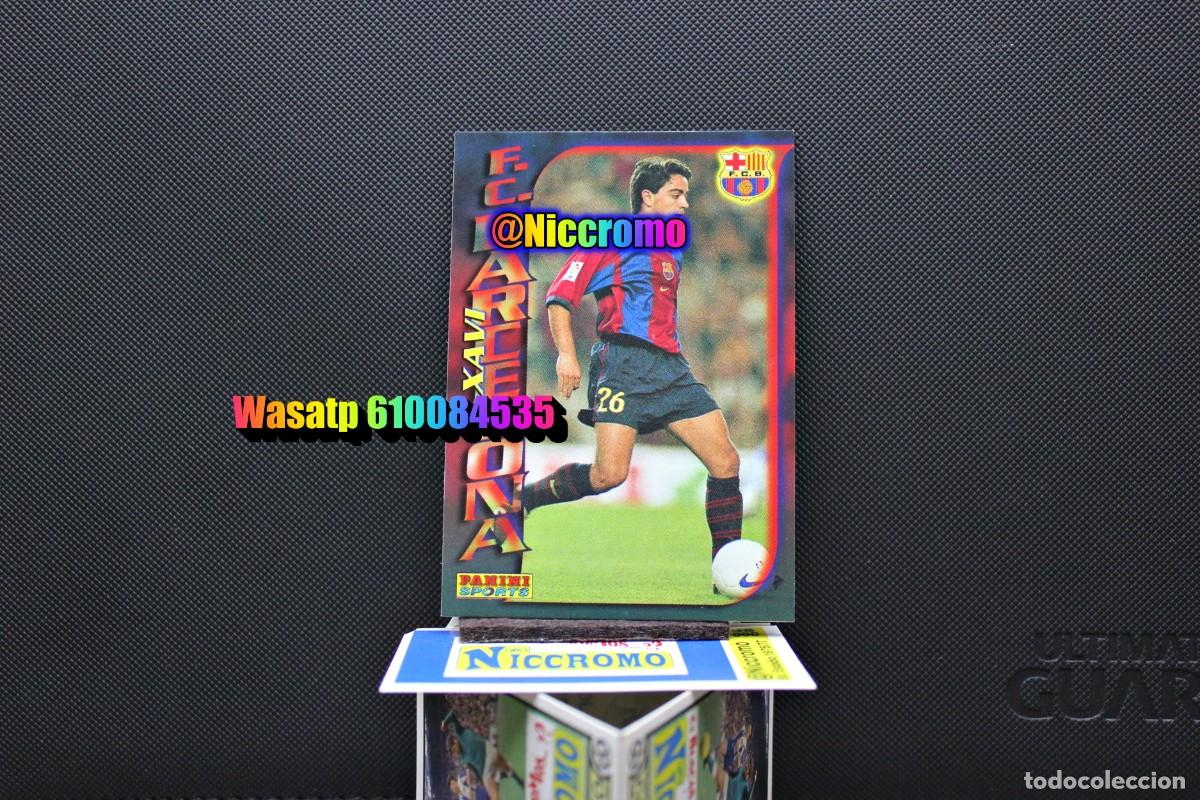 Cromos de f&uacute;tbol: xavi barcelona panini 98 99 rookie novato tarjeta carta ver fotos liga futbol 1998 1998+ en niccromo