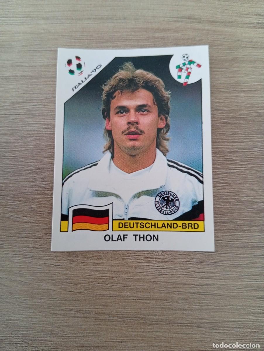 Cromos de f&uacute;tbol: OLAF THON 260 ALEMANIA PANINI ITALIA 1990 90 SIN PEGAR NUNCA PEGADO